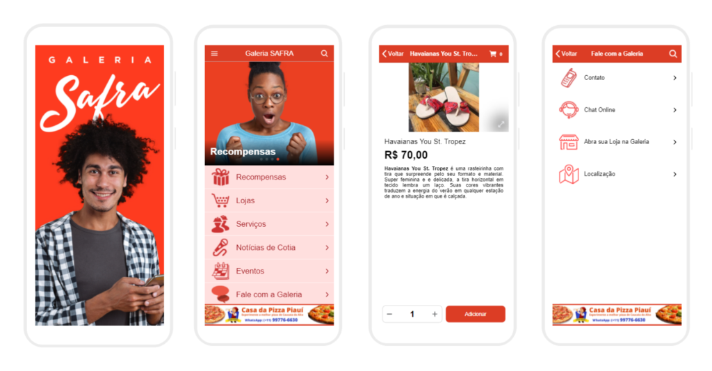 apps para galerias e shoppings